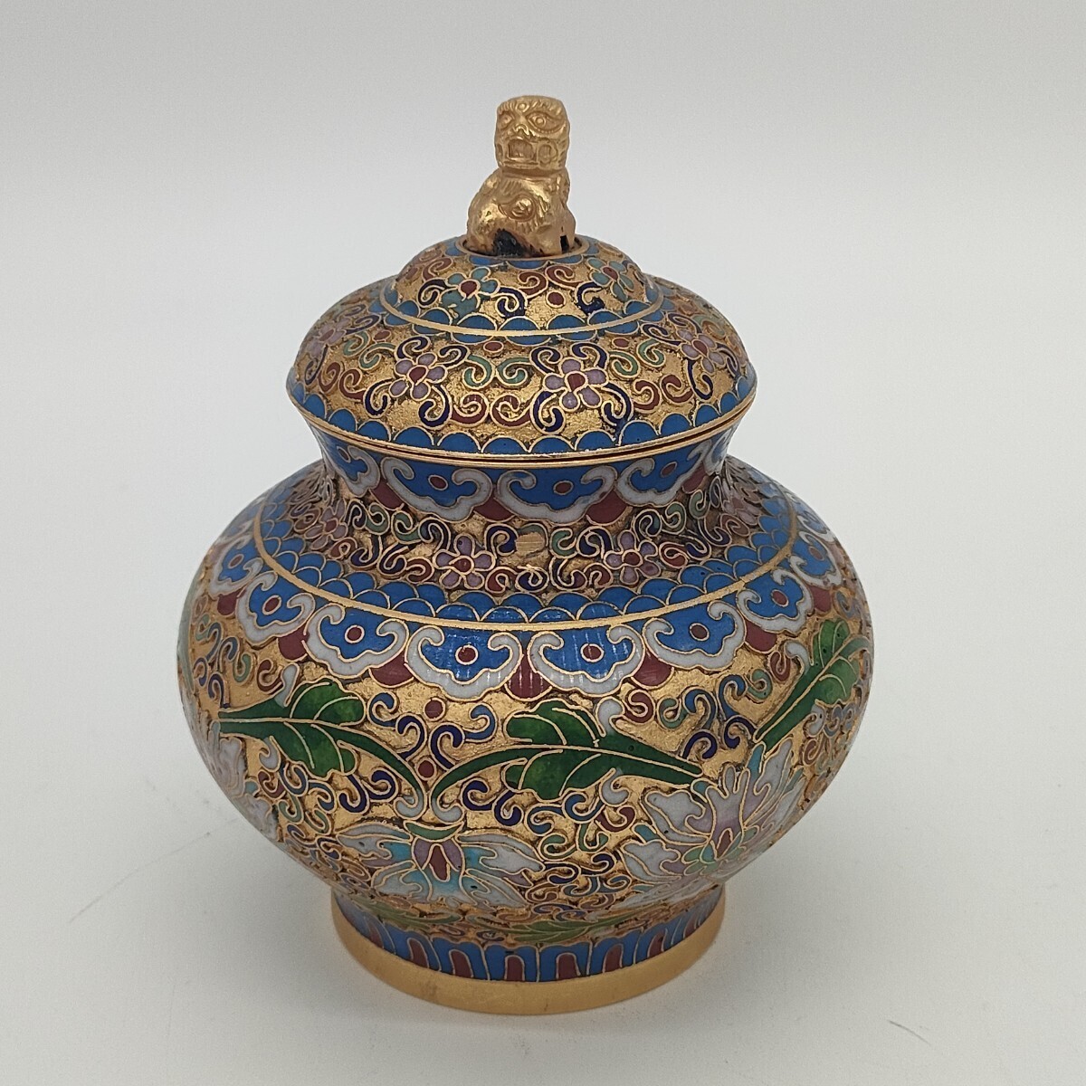 獅子 置物 SV925 色石付 ｜骨董品買取 緑和堂