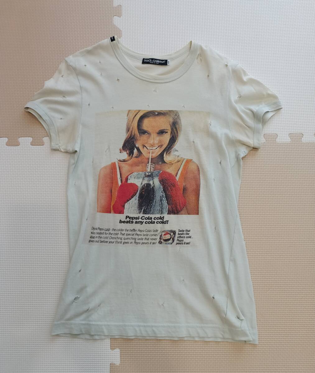ドルチェ&ガッバーナ　名作ペプシTシャツ　サイズ44 