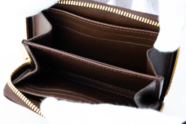 LOUIS VUITTON ルイヴィトン N63070 ダミエ エベヌ ジッピーコインパース コインケース 小銭入れ 箱付 #18904YR