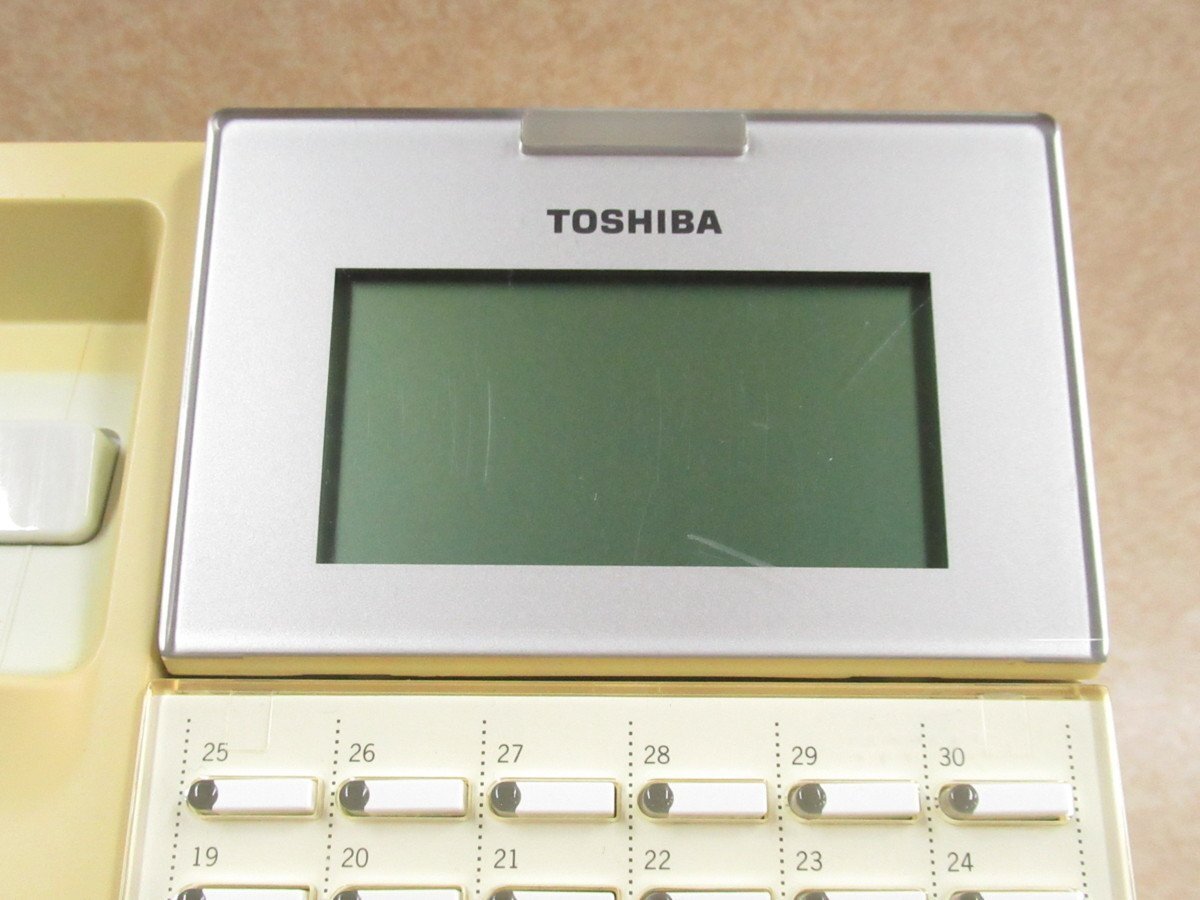 ▲Ω XD1 1807 保証有 東芝 TOSHIBA LT900 TD920兼用 コミティ デジタルボタン電話機(jī) DT-330HD 2臺セット ?祝10000！取引突破
