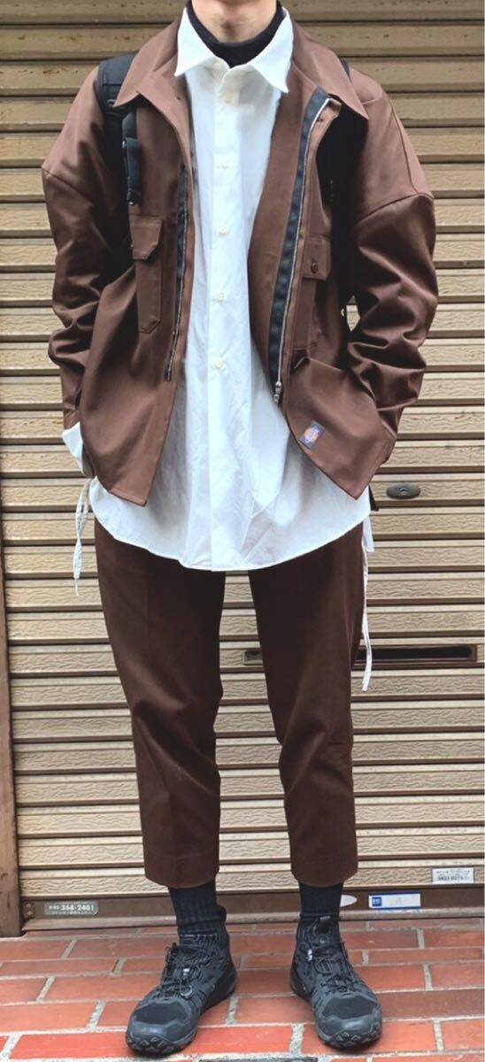 SHINYAKOZUKA シンヤコズカ　WORK TROUSERS WITH DICKIES men´s コラボ　ワークパンツ　立体的　ダブルネーム　ワークトラウザー　M