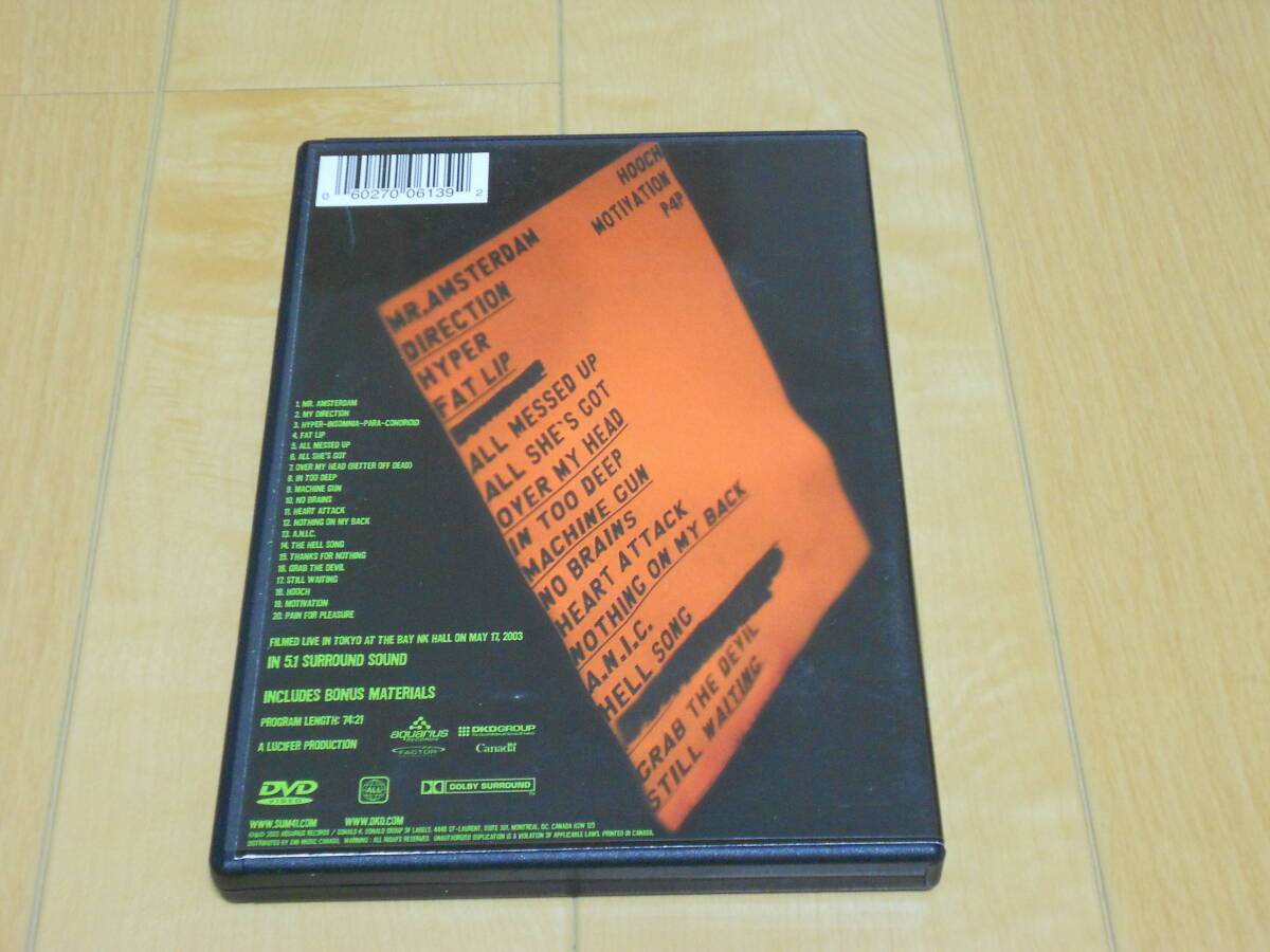 DVD「SAKE BOMBS AND HAPPY ENDINGS/SUM 41」SUM41_画像2