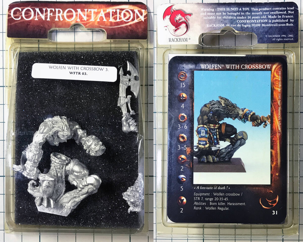 ■RACKHAM confrontation■Wolfen with Crossbow 3_WFTR 03■（絶版）送料込み