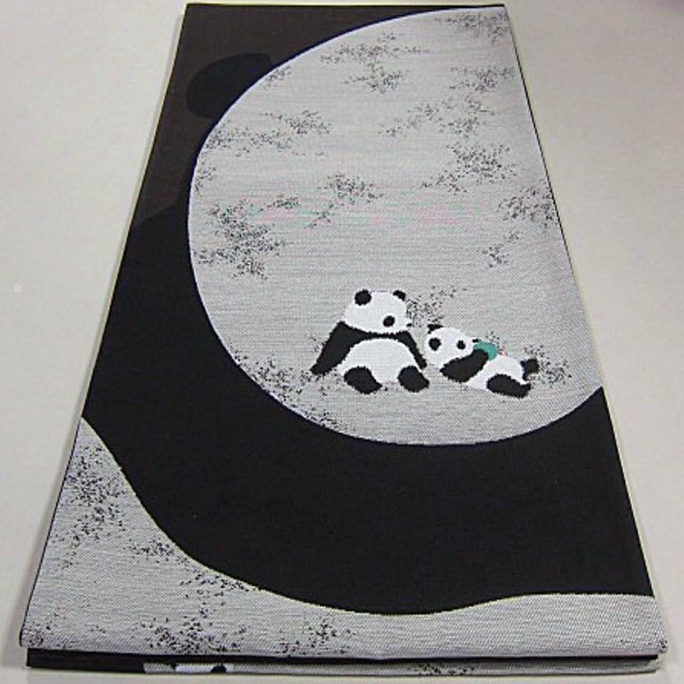  новый рисунок новый товар не готовый запад . тканый двойной пояс obi родители .. Panda 