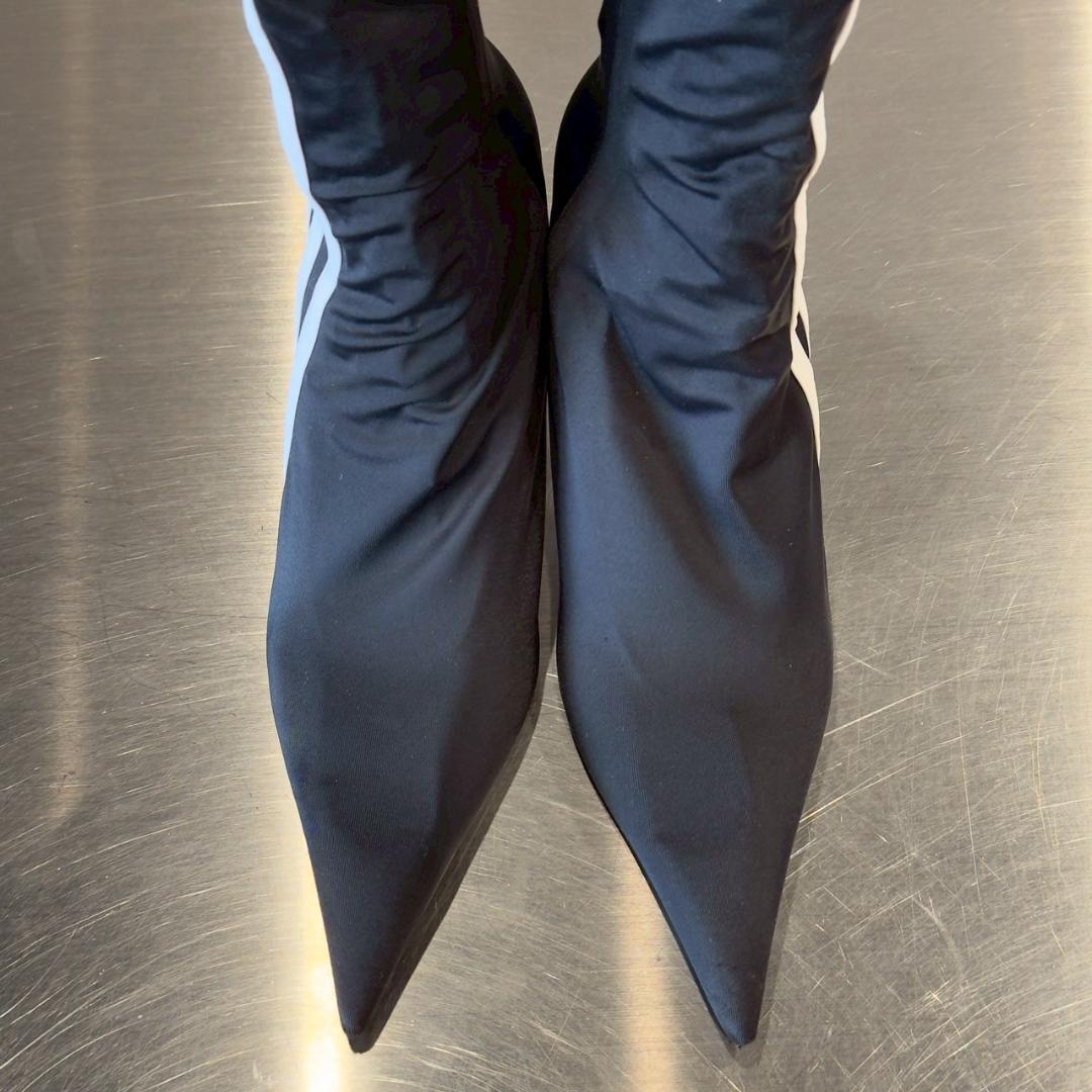 『バレンシアガ ×アディダス』(36) サイドライン アンクルハイヒール_画像7