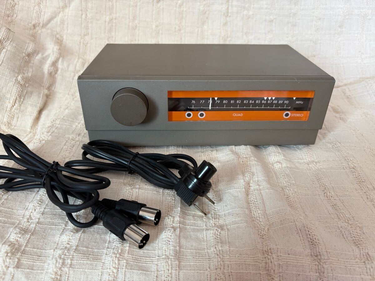 【動(dòng)作良好品】QUAD クォード FM3 チューナー /4ピンDINDINケーブル/純正電源コード付