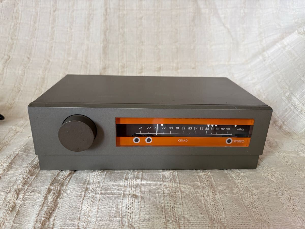 【動(dòng)作良好品】QUAD クォード FM3 チューナー /4ピンDINDINケーブル/純正電源コード付