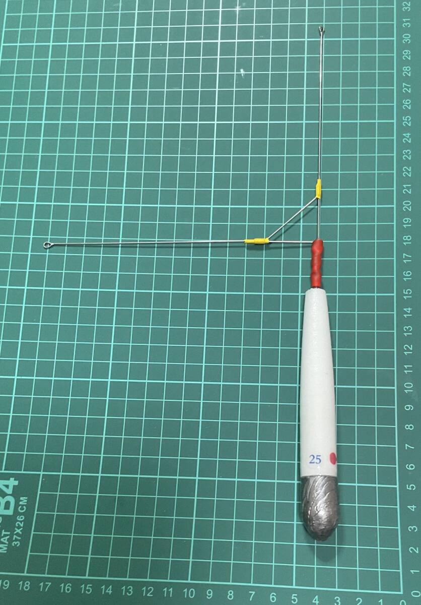 投げシンカー　Approx発泡半ブラシンカー　2５號３本セット　半ブラ天秤発泡シンカー　発泡オモリ　遠(yuǎn)投　ハンドメイド　