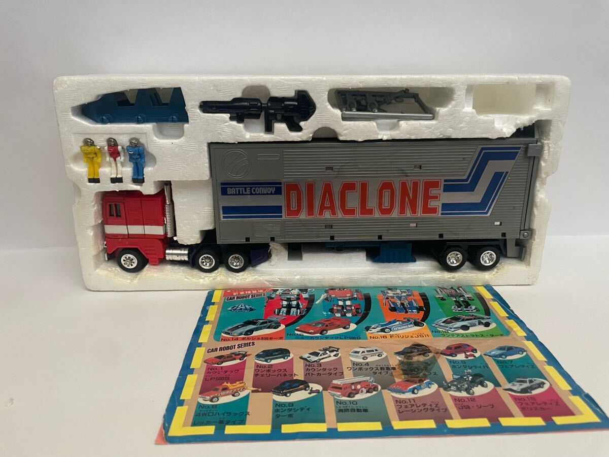當(dāng)時物 タカラ　ミクロ ダイアクロン力一ロボット移動基地バトルコンボイDIACLONE takara 100サイズ