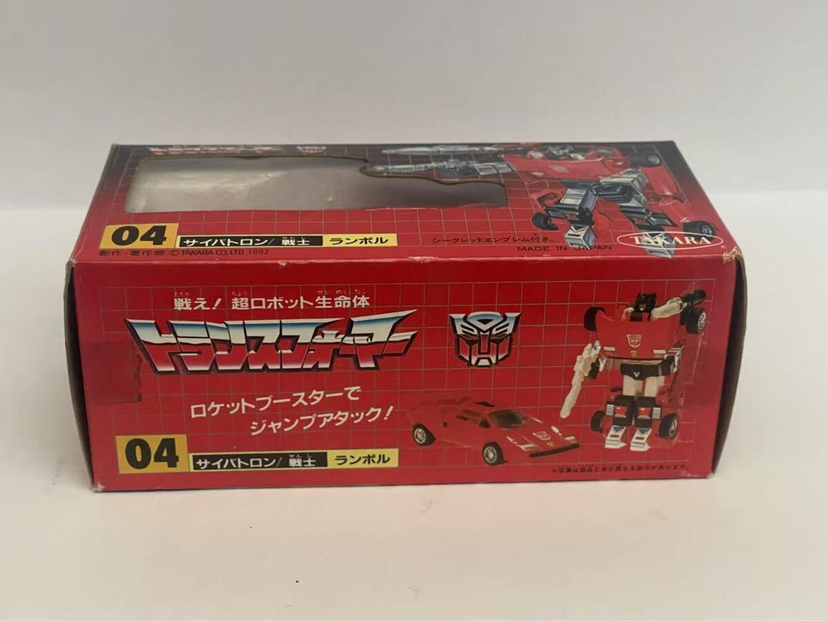 トランスフォーマー G1 04 ランボル SIDESWIPEtakara 60サイズ