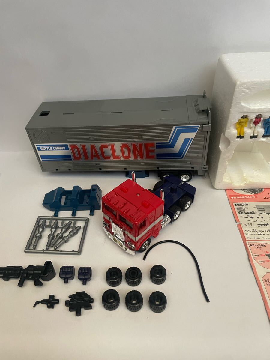 當(dāng)時物 タカラ　ミクロ ダイアクロン力一ロボット移動基地バトルコンボイDIACLONE takara 100サイズ