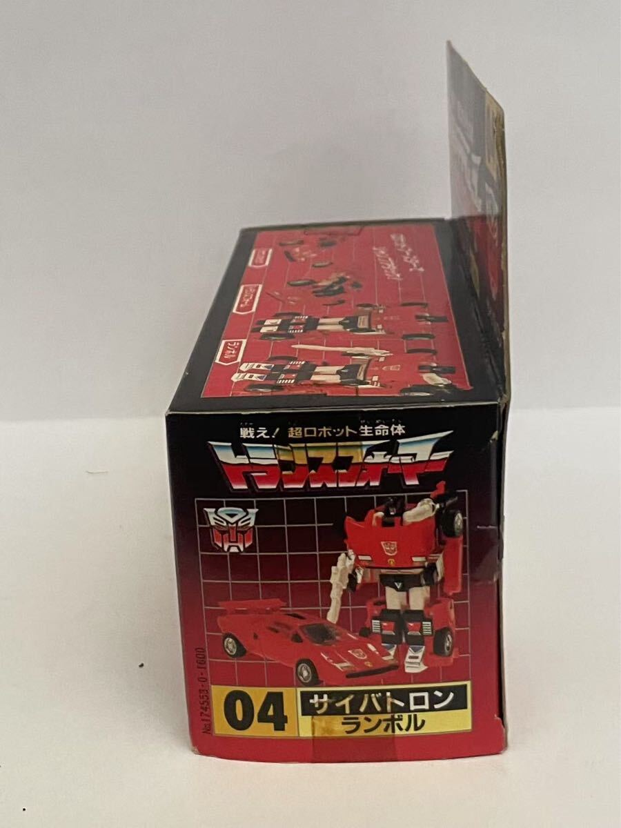トランスフォーマー G1 04 ランボル SIDESWIPEtakara 60サイズ