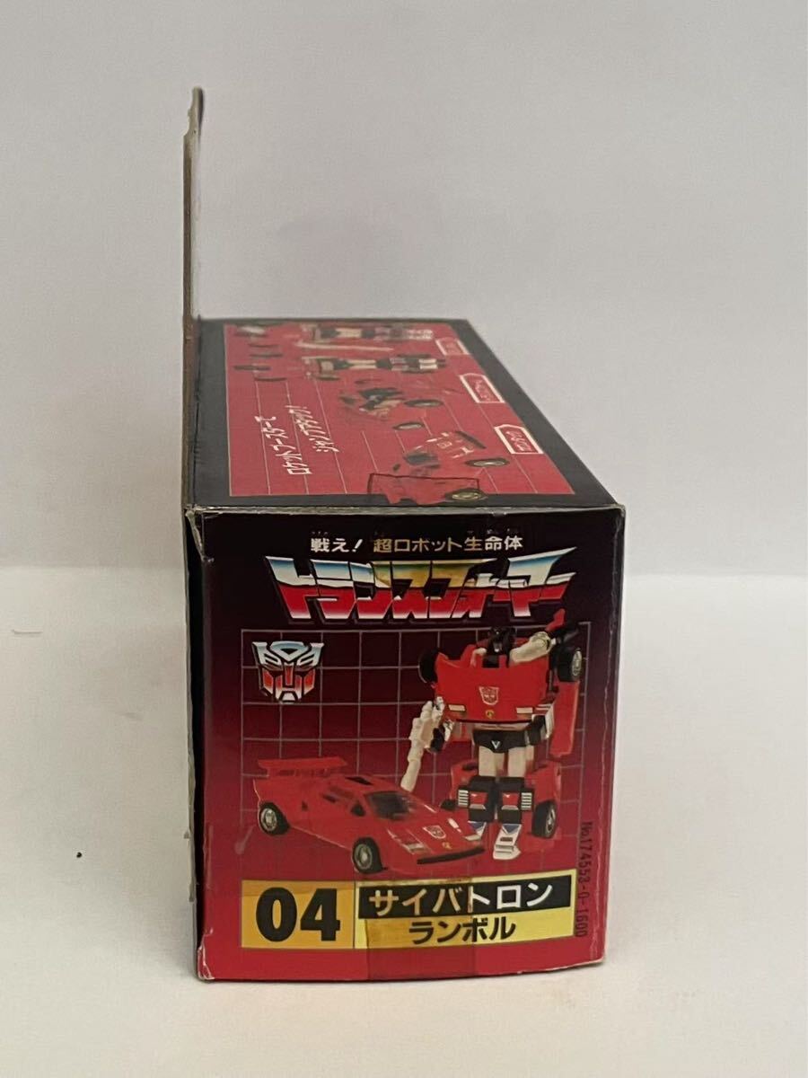 トランスフォーマー G1 04 ランボル SIDESWIPEtakara 60サイズ