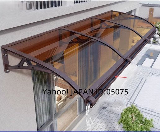 レインシャッター軒先家庭用外付け雨よけテント庭園門バルコニー風(fēng)雨よけの防護板窓日除けレインシェード60*300cm