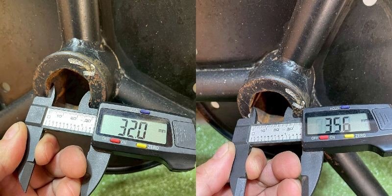 福井▲田植機 后輪タイヤ 2本セット 760×120/60 ヤンマー Pe-4 直徑 約750mm 六角軸 2本セット 部品 パーツ 予備 交換 中古品