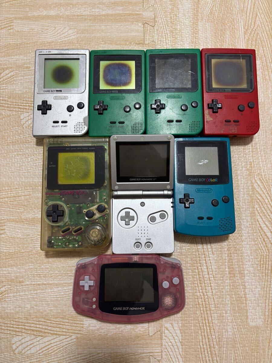 憧れの ゲームボーイアドバンス×1 ポケット×4 初代×1 カラー×1 SP×1 その他