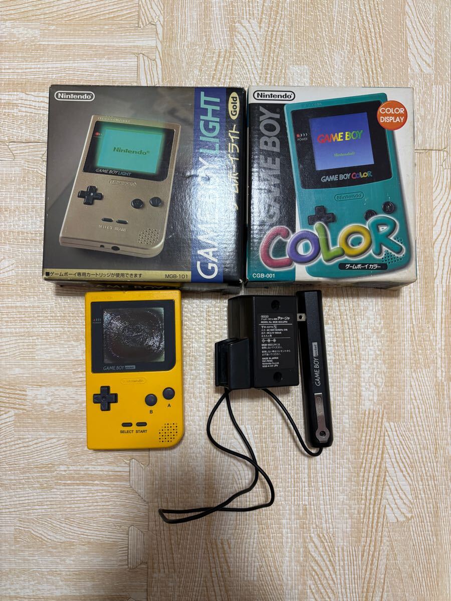  Game Boy свет коробка инструкция имеется цвет карман и т.п. 