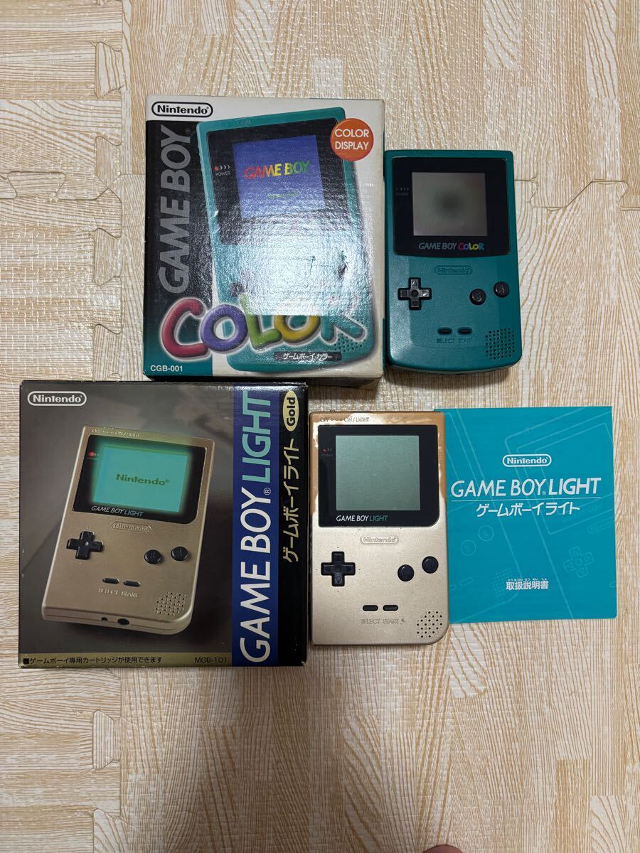  Game Boy свет коробка инструкция имеется цвет карман и т.п. 