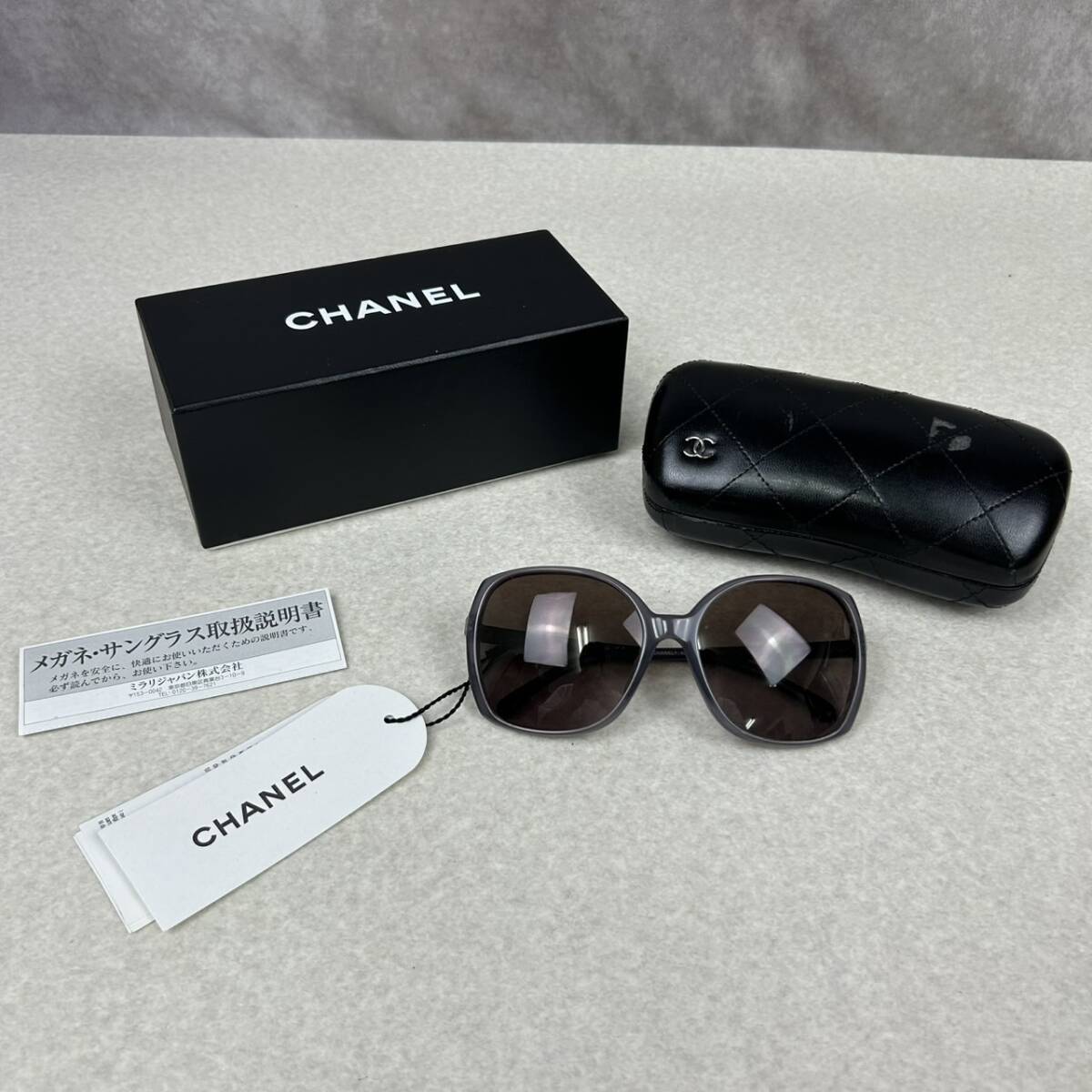 ☆1000円スタート☆【CHANEL】 シャネル ココマーク 5204-A 275/47　60□17　135　3N サングラス メガネ 眼鏡 ブラウン系　服飾裝飾