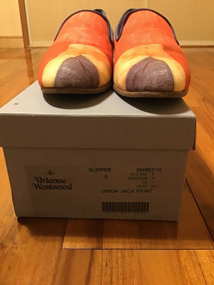 激レア！ Vivienne Westwood ユニオンジャック柄 スリッポン
