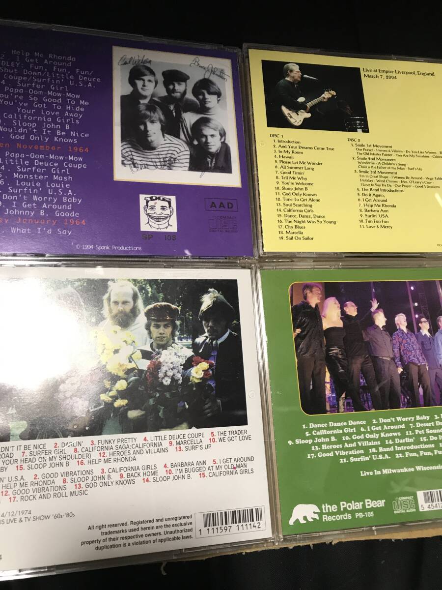 ビーチボーイズ　ブライアンウィルソン　Beach Boys 6CD4タイトルセット　 Smile Mike Love Tampa Pet Theory輸入プレス盤(pán)