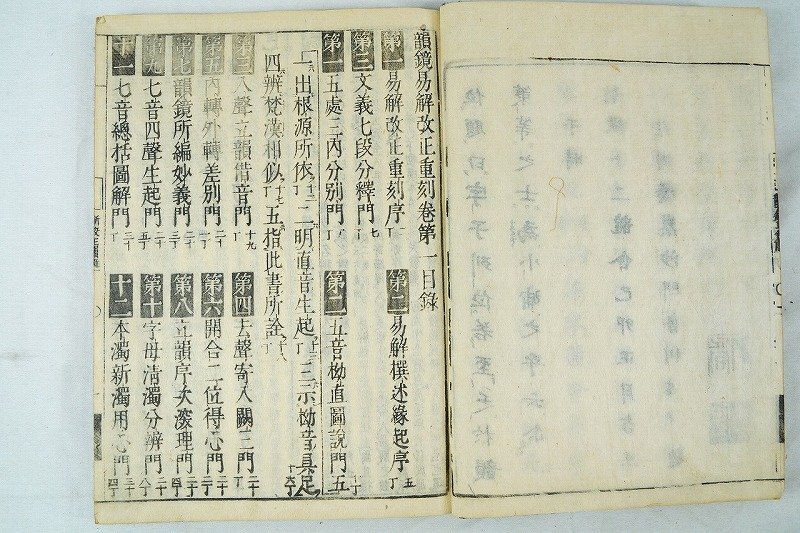 eh8034 古い和本 韻鏡字子 3冊揃い 江戸時代 古書 古文書