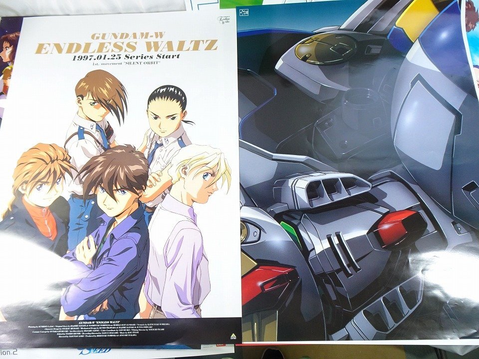 【非売品】ガンダムW 筱雅律 B2ポスター ガンダムウィング 2025新春福袋】 非売品】ガンダムW 筱雅律 B2ポスター ガンダム