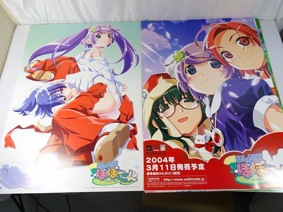 エロ ギャルゲー B2ポスター 17枚◆ぽぽたん/ テリ ミックス / TARUTO / ママトト 他◆ 販促 告知 ポスター 非売品 レトロ　_東Nwl△066