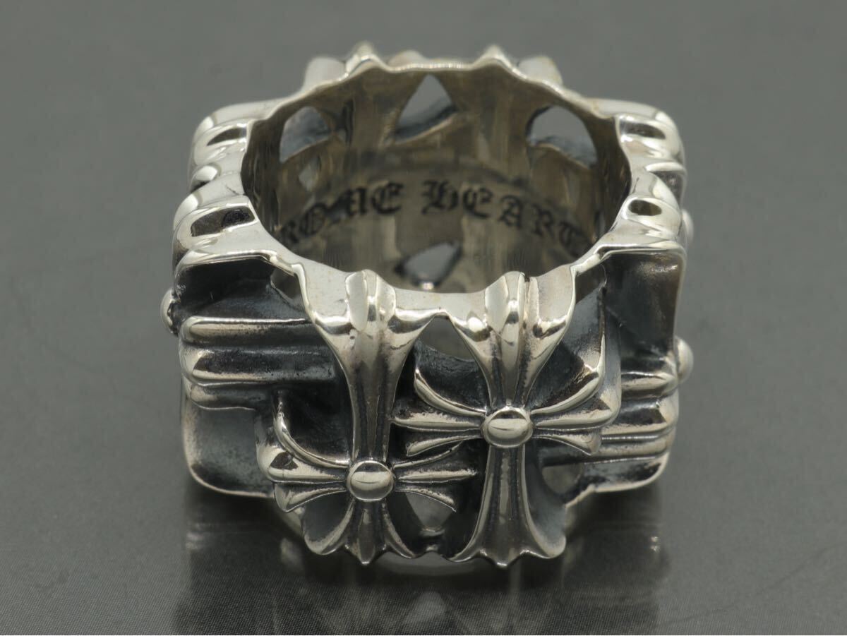 CHROME HEARTS/クロムハーツ/新品加工/セメタリー スクエア リング/20號