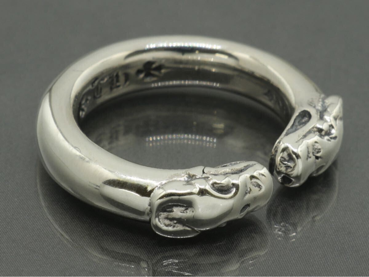 CHROME HEARTS/クロムハーツ/新品加工/ダブル ドッグ リング/11號