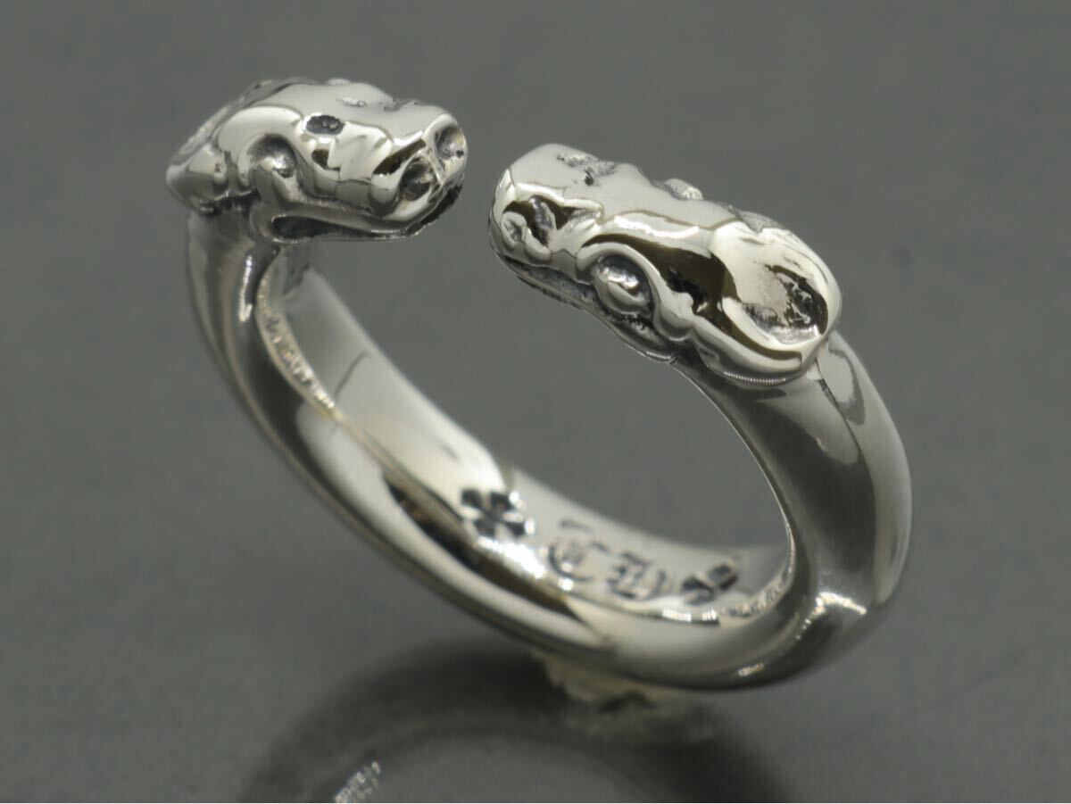 CHROME HEARTS/クロムハーツ/新品加工/ダブル ドッグ リング/11號