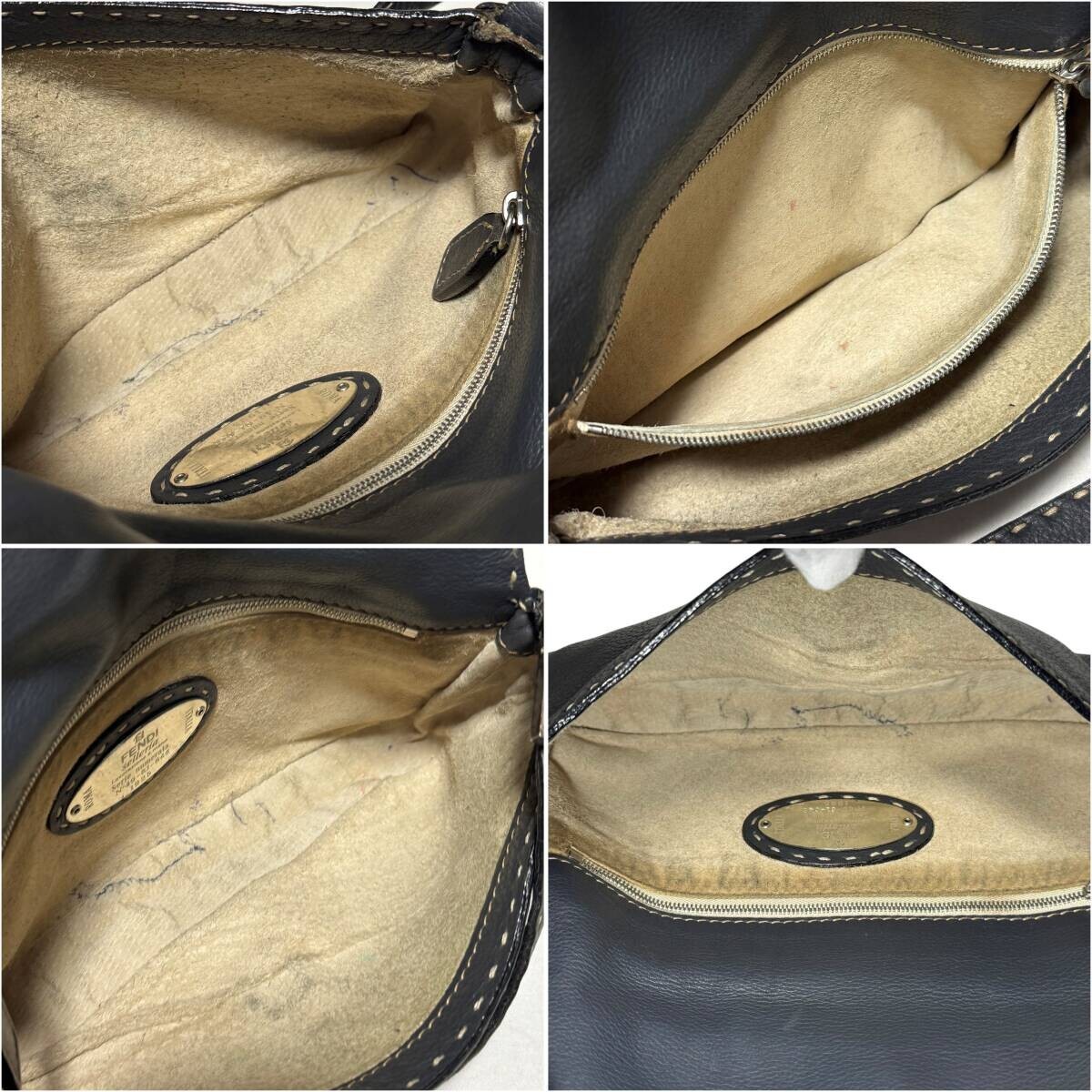 FENDI フェンディ バケット バッグ セレリア レザー HB04821