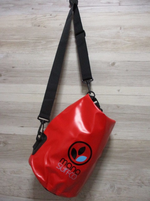 MANA SURF CO★15L 防水 小物入れ★マナサーフ ウォーター プルーフ バッグ スモール ショルダー レッド 赤★遊泳/アウトドア/釣り/他 RED_画像6