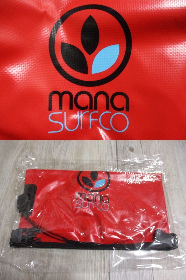 MANA SURF CO★15L 防水 小物入れ★マナサーフ ウォーター プルーフ バッグ スモール ショルダー レッド 赤★遊泳/アウトドア/釣り/他 RED_画像9