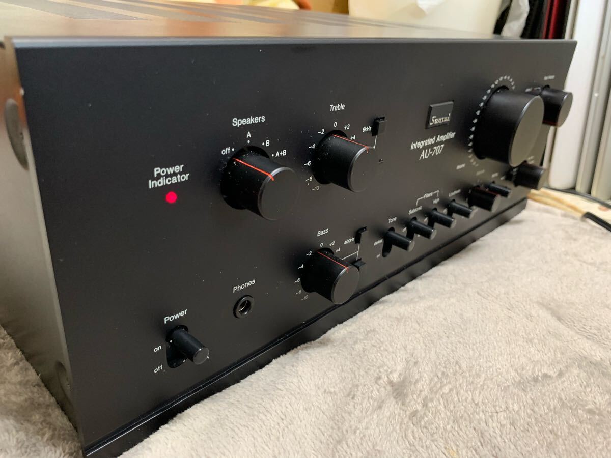 SANSUI AU-707 основной предусилитель рабочий товар 
