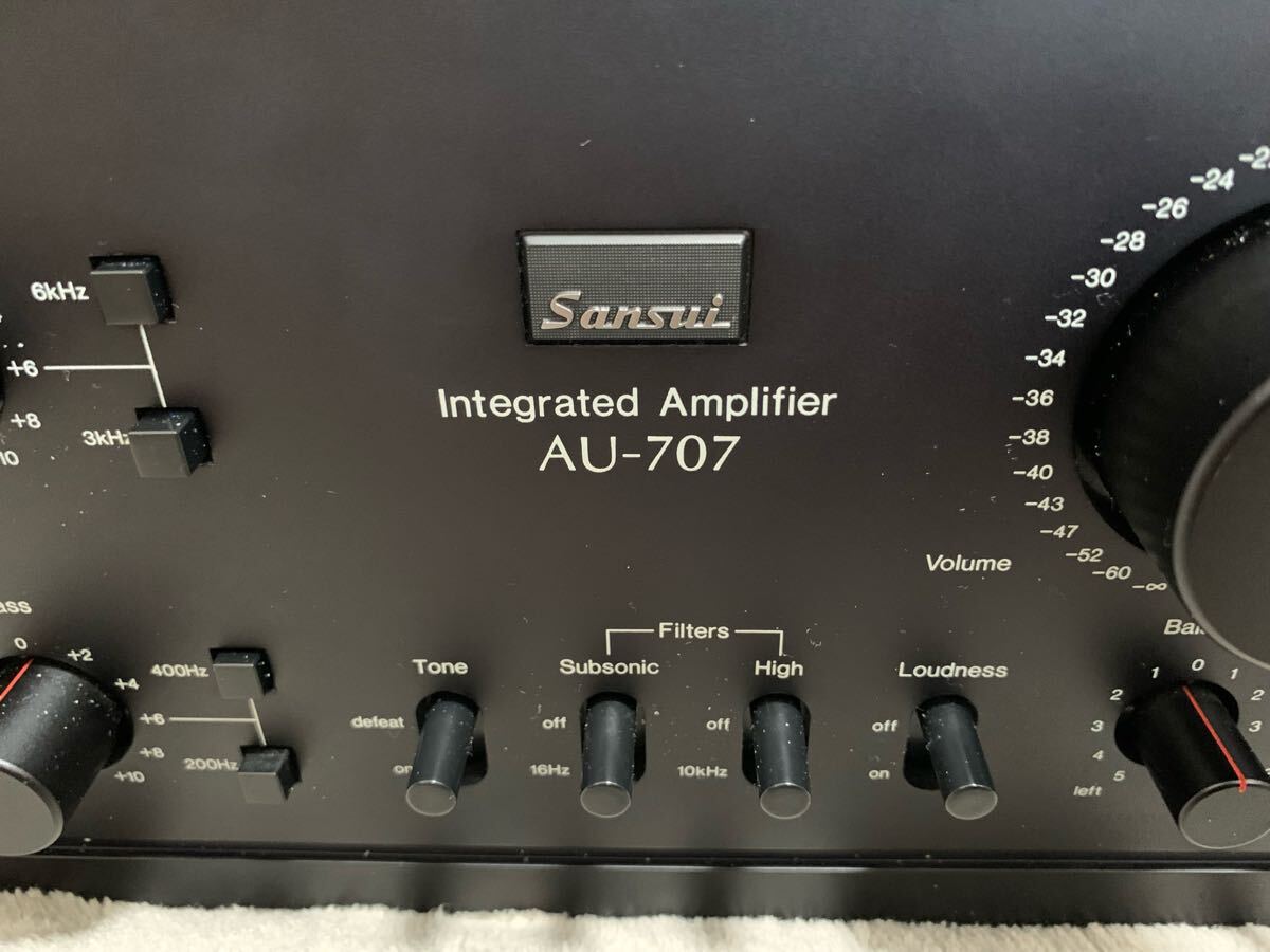 SANSUI AU-707 основной предусилитель рабочий товар 