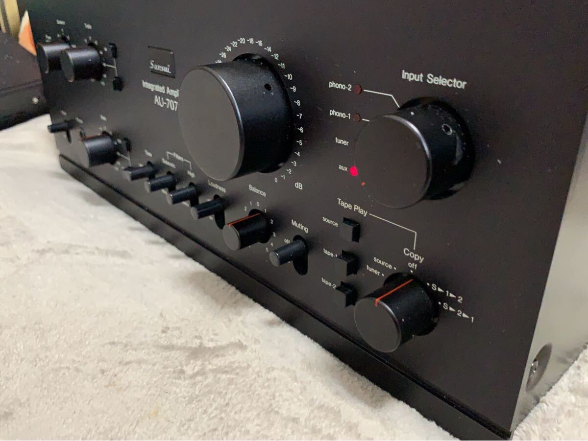 SANSUI AU-707 основной предусилитель рабочий товар 