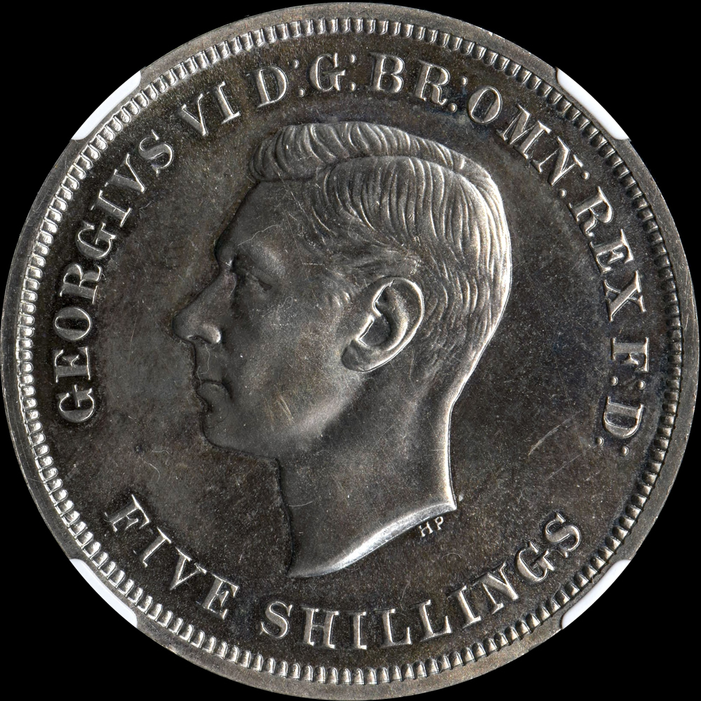 ☆日終【NGC PL64】1951 イギリス Crown 未使用+ ブリテン祭