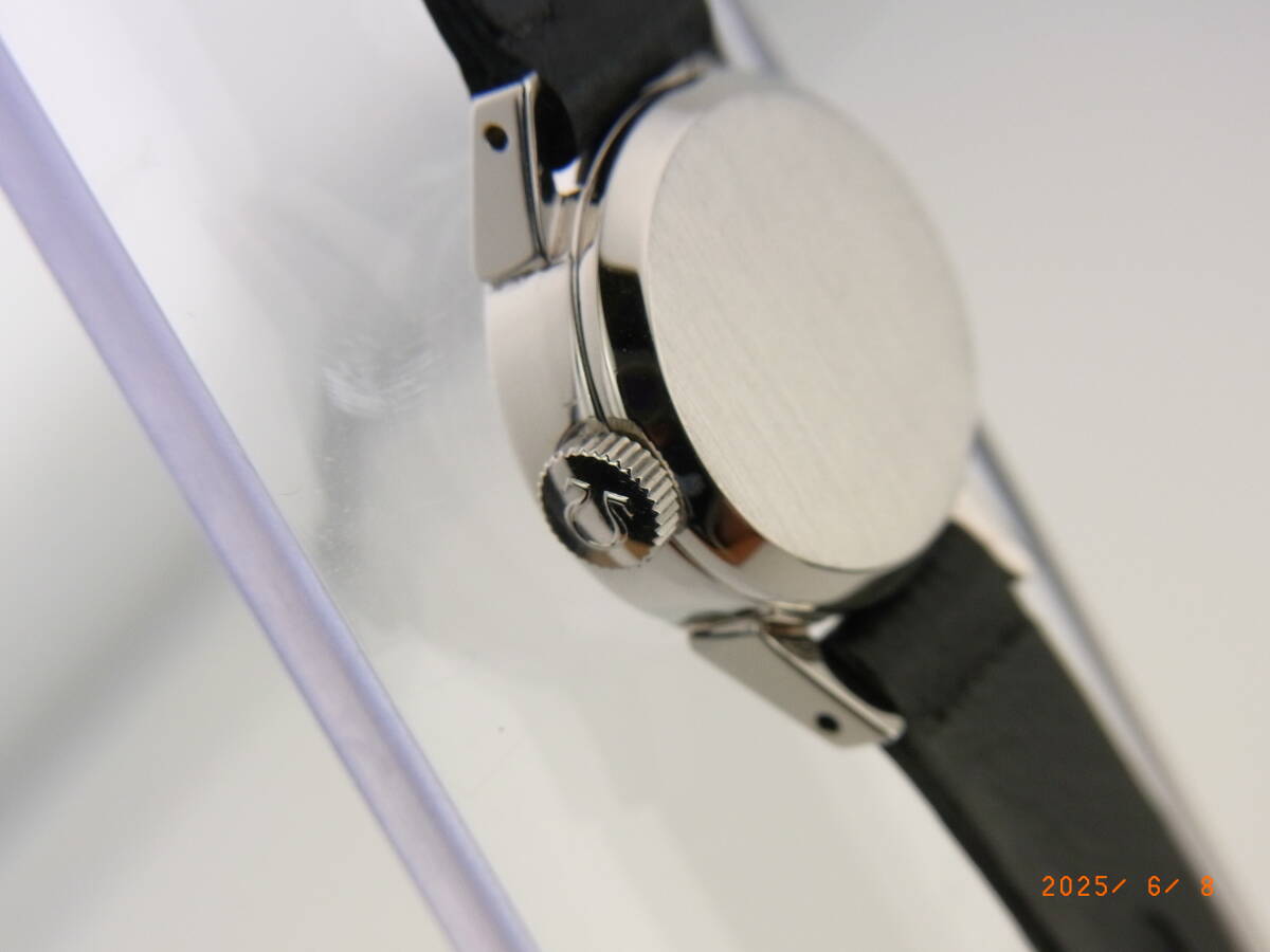 OH/ポリッシュ済)美品 Omega De.Ville オメガ デ・ビル 手巻き レディース カットガラス Ref511.166 Cal485  ②_画像7