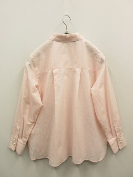 24年アプワイザーリッシェ★洗える?　定価￥16500(稅込)パールボタンエアリー2WAYシャツ　ブラウス◆サイズ1