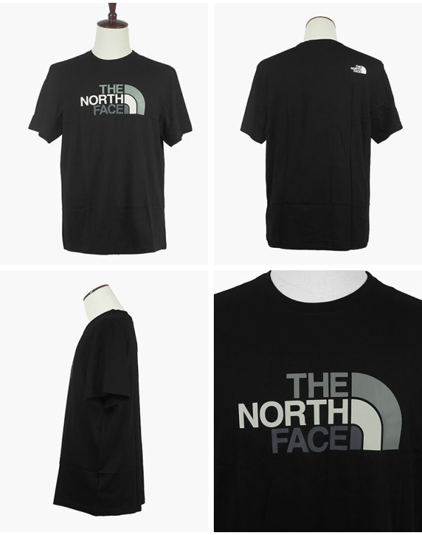新品 ザ ノースフェイス Tシャツ メンズ 半袖 イージーTシャツ THE NORTH FACE MENS Easy Tee NF0A87N5 ブラック Mサイズ 未使用 1円出品