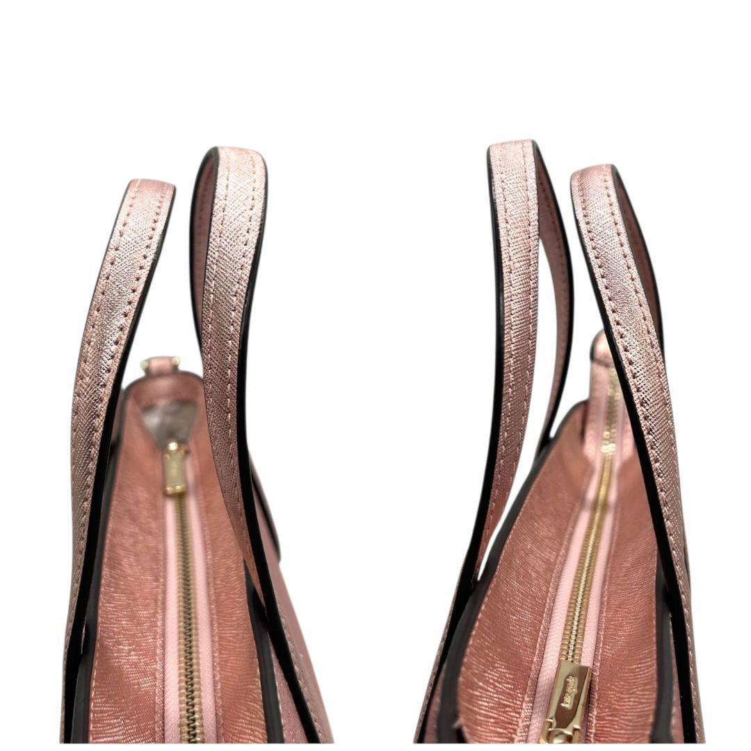  прекрасный товар Kate Spade ручная сумочка плечо розовый ламе 2way s93