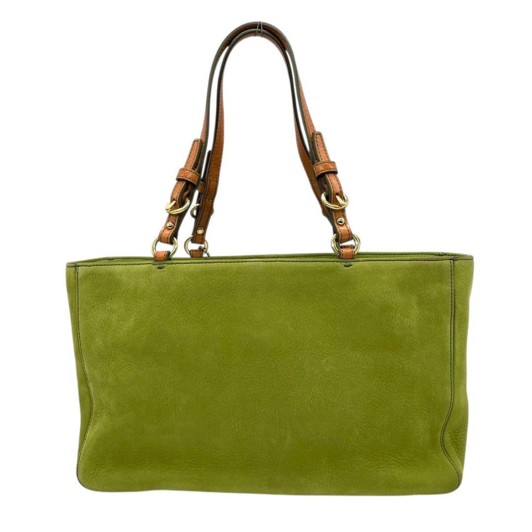 超希少 美品 コーチ ハンドバッグ 緑 COACH チャーム ヌバック s70 超希少 美品 コーチ ハンドバッグ 緑 COACH チャーム ヌバック