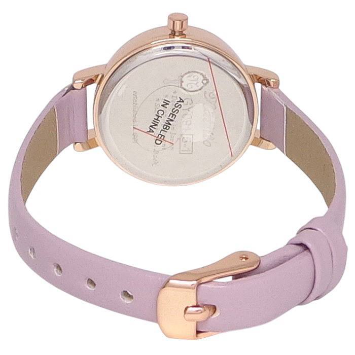  наручные часы женский кожа часы GY091-5 наклонный циферблат легктй для просмотра 3 стрелки кварц красивый часы сделано в Японии Move использование ...