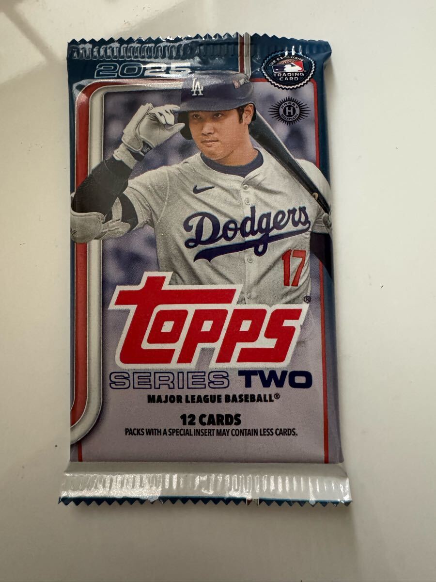 ★未開封★2025 Topps Baseball Series 2 MLB ドジャース 大谷翔平 shohei ohtani 1パック #1