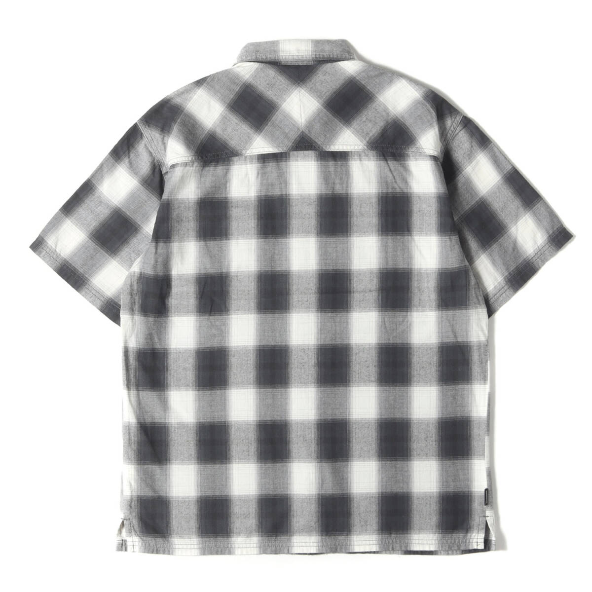 【美品】NEIGHBORHOOD ネイバーフッド シャツ サイズ:S / 21SS オンブレチェック ワーク 半袖 シャツ (B&C / C-SHIRTS. SS)