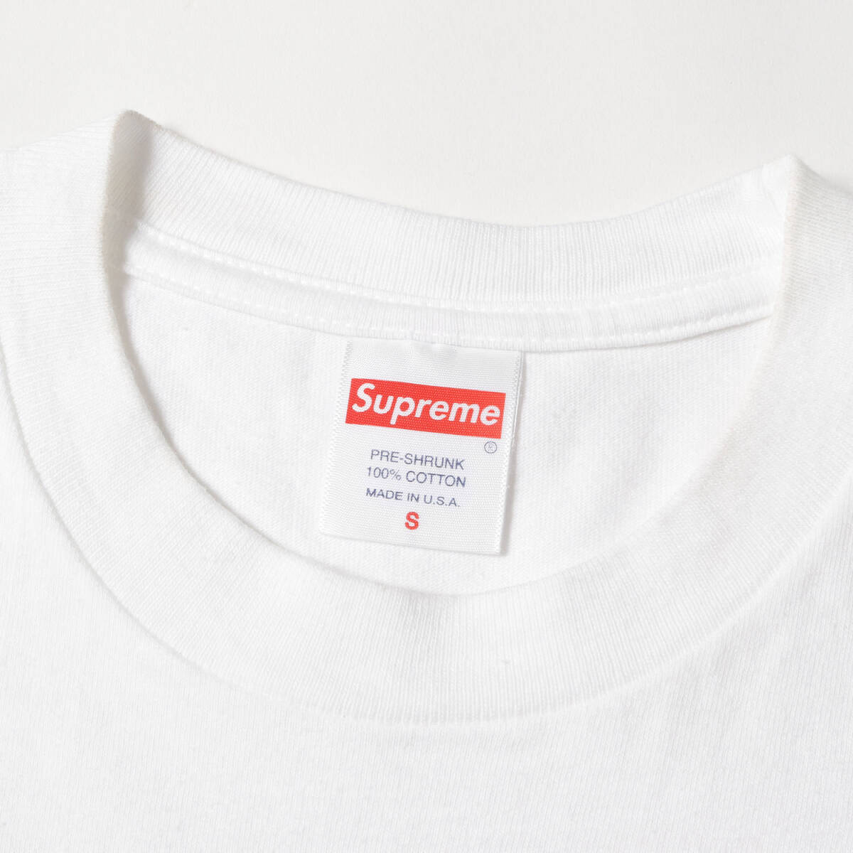 Supreme Supreme футболка размер :S / Swarovski box Logo вырез лодочкой футболка / Swarovski Box Logo Tee / белый 