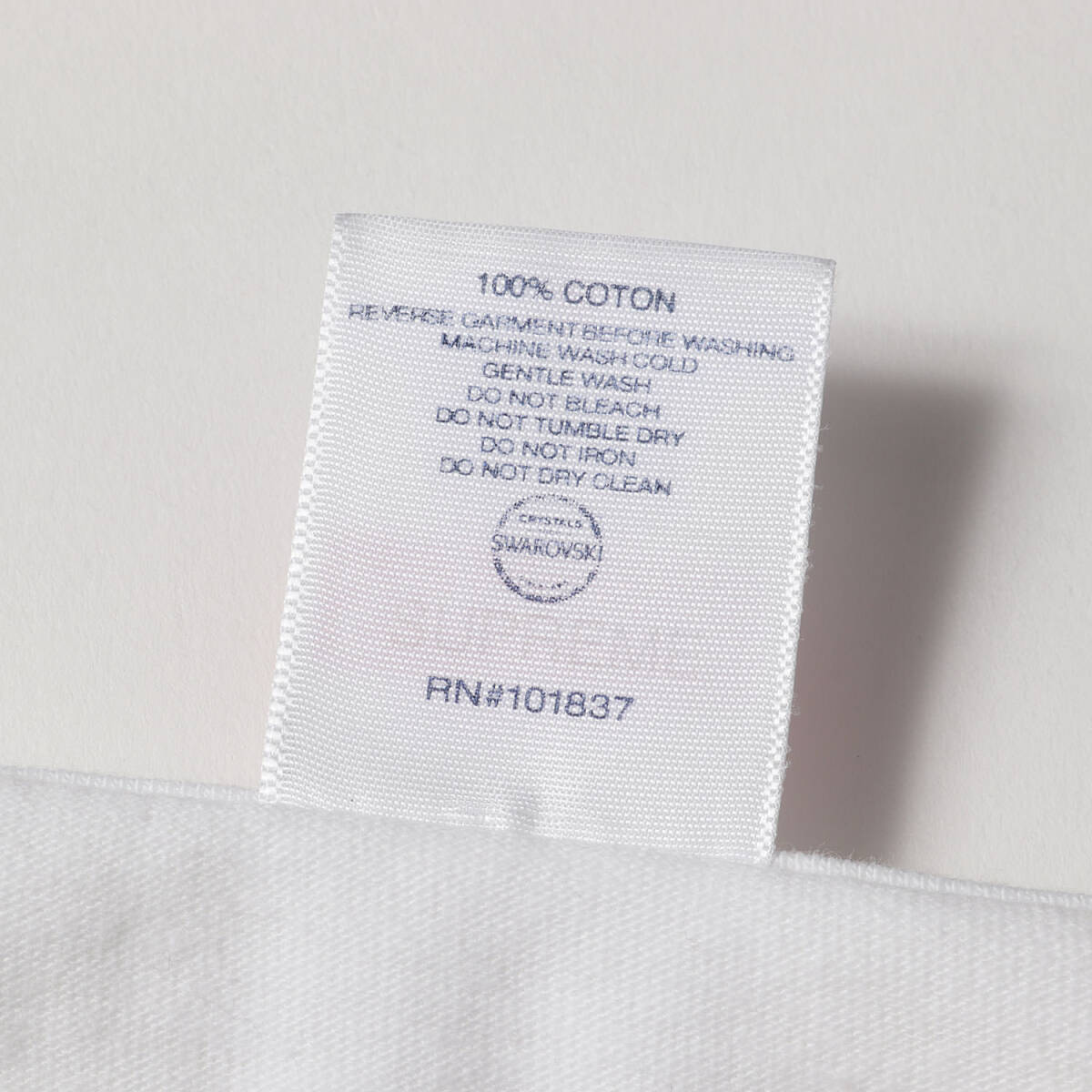 Supreme Supreme футболка размер :S / Swarovski box Logo вырез лодочкой футболка / Swarovski Box Logo Tee / белый 