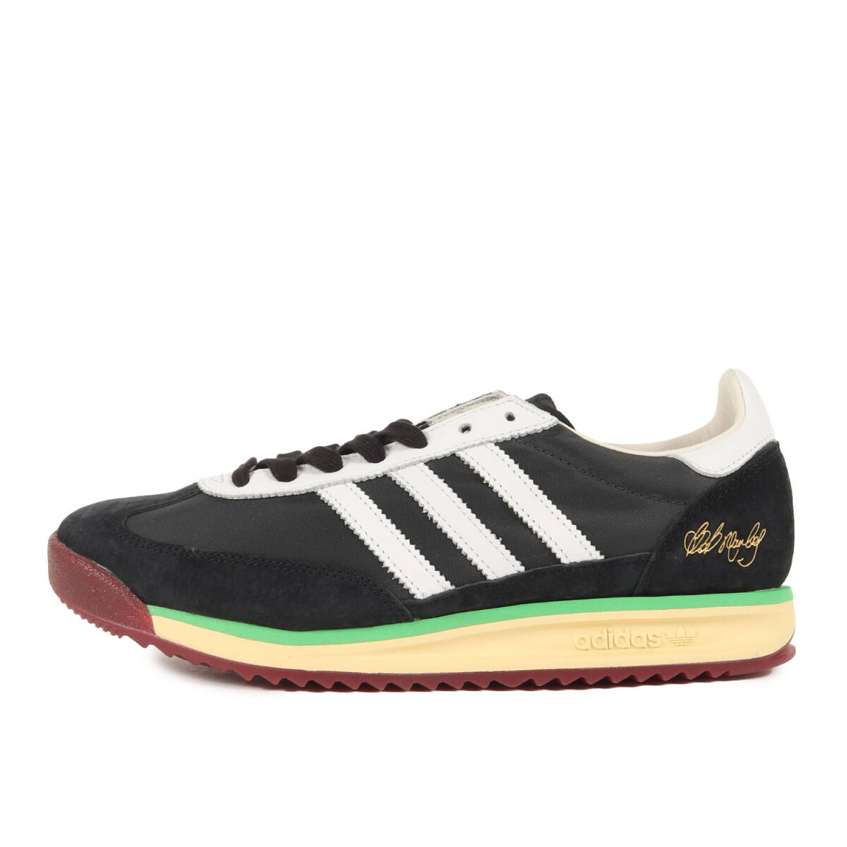 【新品】adidas アディダス サイズ:27.0cm / 24AW BOB MARLEY SL72 RS BOB MARLEY (JR7973) / ボブ マーリー / コアブラック / US9