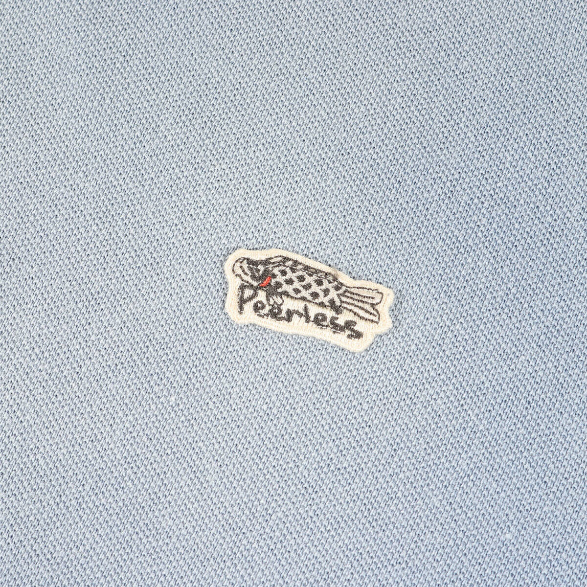 【美品】visvim ビズビム ポロシャツ サイズ:3 / 23SS ダメージ加工 コットン 鹿の子 半袖 ポロシャツ (JUMBO WELLER S/S DMGD) / ブルー